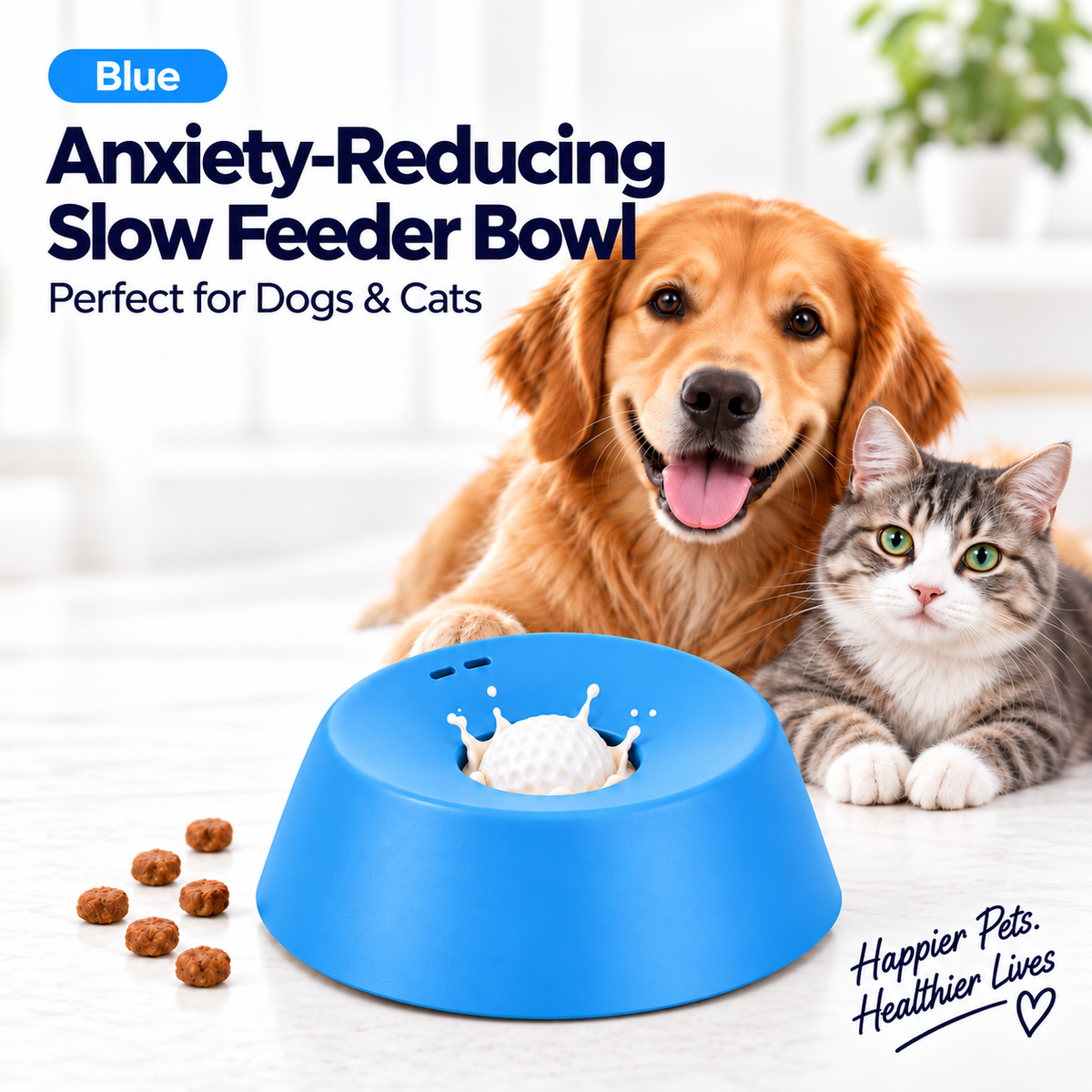 CalmMeal - Enrichment Slow Feeder Bowl