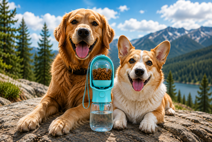 Sip & Snack™ 2-in-1 Dog Water Bottle