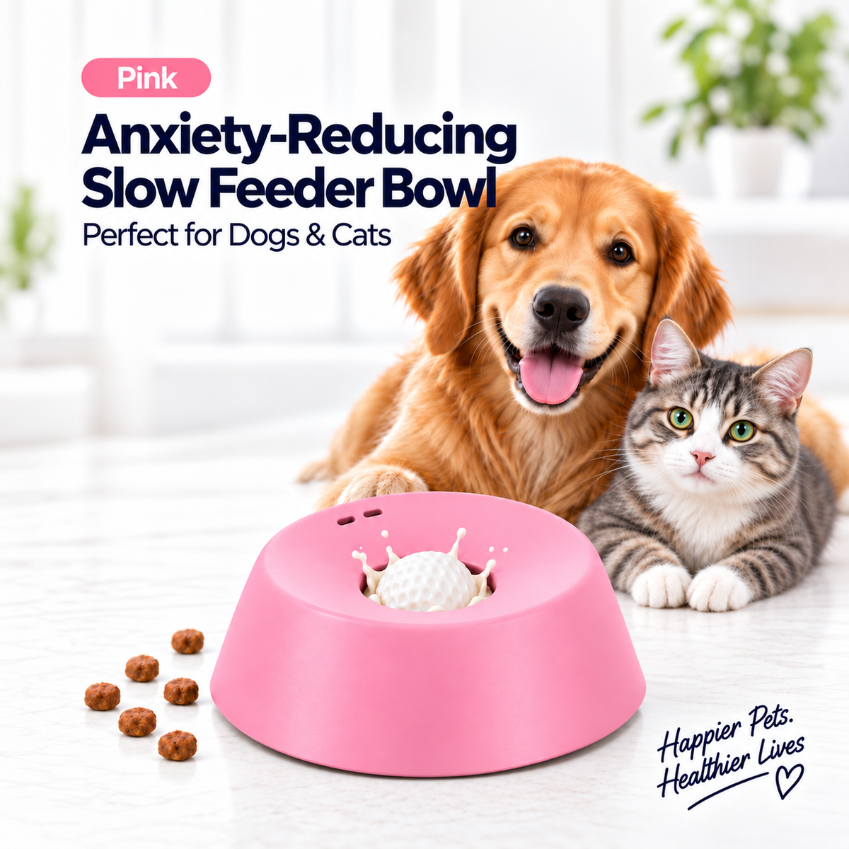 CalmMeal - Enrichment Slow Feeder Bowl