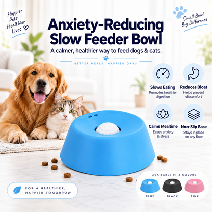 CalmMeal - Enrichment Slow Feeder Bowl
